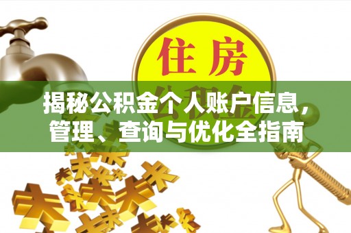 名间揭秘公积金个人账户信息，管理、查询与优化全指南