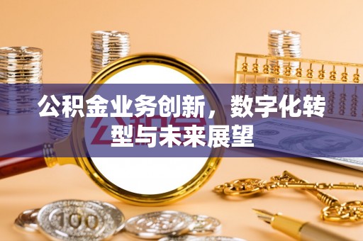 名间公积金业务创新，数字化转型与未来展望