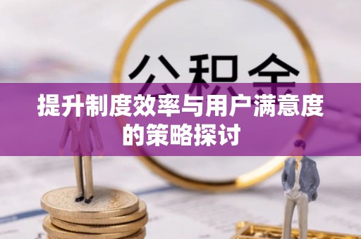名间提升制度效率与用户满意度的策略探讨